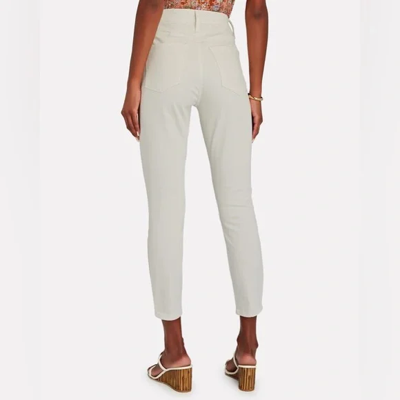 Frame denim Ali high rise cigarette pants in vintage white size 32 - Picture 4 of 11
